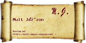 Mult Jázon névjegykártya